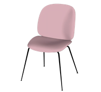 粉色椅子家具3D模型