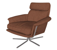 休闲椅子办公椅3D草图模型