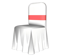 婚礼宴会椅子酒席椅3D草图模型