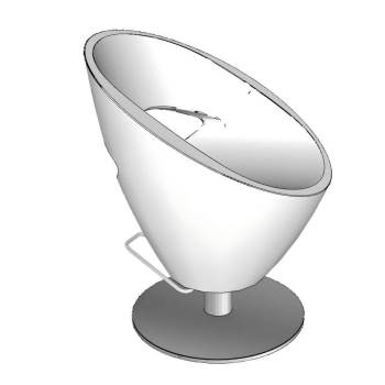 蛋转椅子家具SU模型 SU模型下载