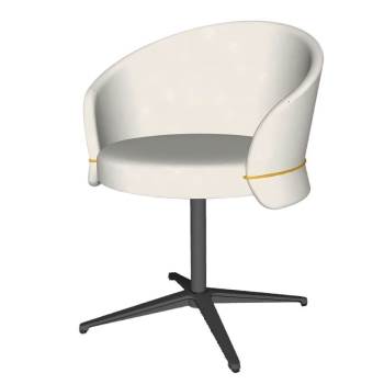 休闲旋转椅子SU模型 SU模型下载