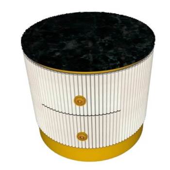 新中式风格圆柱形边柜子边几su模型 SU模型下载