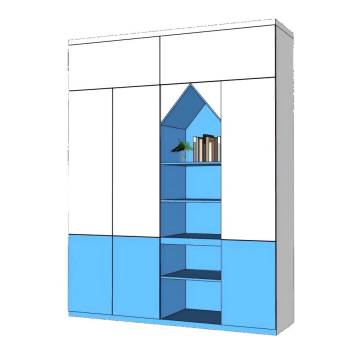 儿童柜书柜玩具柜子的su模型 SU模型下载