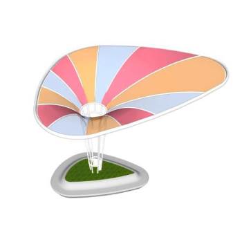 景观廊架座椅su模型 SU模型下载