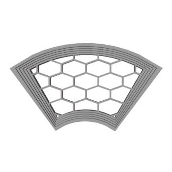 扇形花窗su模型 SU模型下载