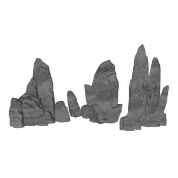 景观假山石头石块su模型 SU模型下载