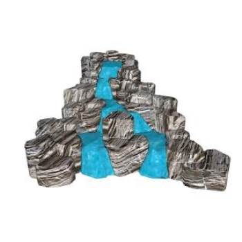 假山流水景观叠石su模型 SU模型下载