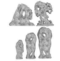 太湖石珊瑚石景石su模型