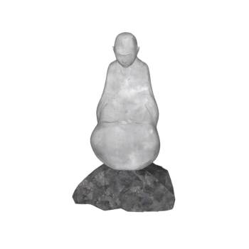 禅意景观雕塑佛像su模型 SU模型下载