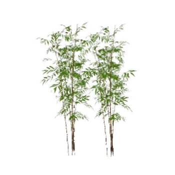 竹子竹堆su模型 SU模型下载