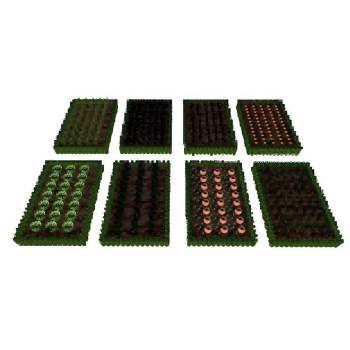 菜园子菜地蔬菜su模型 SU模型下载