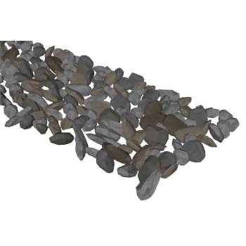 碎石石子路石块鹅卵石景观su模型 SU模型下载