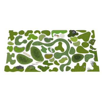 庭院景观微地形su模型 SU模型下载