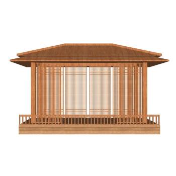 中式亭子茶亭su模型 SU模型下载