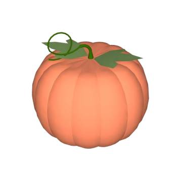 南瓜蔬菜su模型 SU模型下载