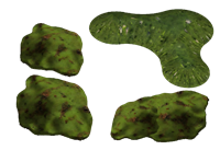 微地形小土丘景观su模型