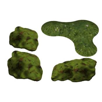 微地形小土丘景观su模型 SU模型下载