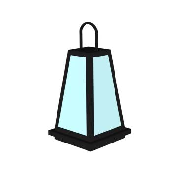 日式草坪灯景观灯su模型 SU模型下载