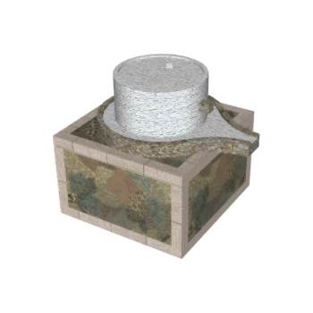 石磨景观小品su模型 SU模型下载