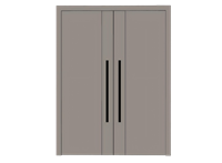 室内双开门室内门su模型