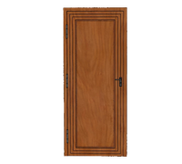 室内房门卧室门单开门su模型