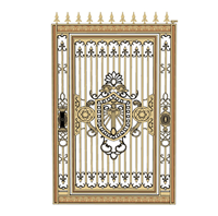 铁艺大门雕花构建物su模型