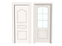 室内门房门单开门su模型