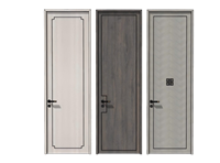 新中式室内门单开房门su模型