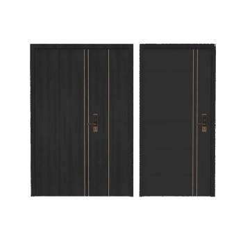 子母入户门su模型 - SU模型免费下载_sketchup模型