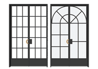法式门玻璃门su模型