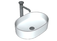 [浴室]台上盆洗手盆su模型