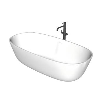 简约的独立式浴缸su模型 SU模型下载