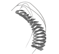 [楼梯]室内装饰性螺旋楼梯su模型