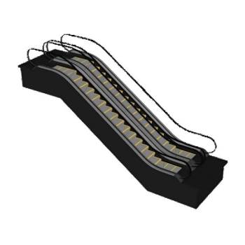 自动扶梯su模型 - SU模型免费下载_sketchup模型