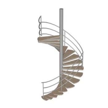 工业风格螺旋楼梯su模型 - SU模型免费下载_sketchup模型