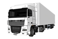 [交通]达夫重型卡车牵引车su模型