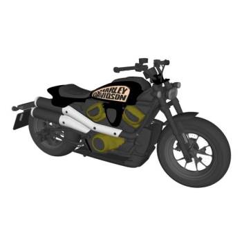 哈雷戴维森摩托车su模型 SU模型下载