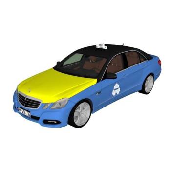 奔驰出租车su模型 SU模型下载