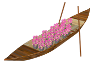 [交通]木船花艺su模型