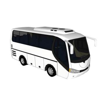 长途汽车客车su模型 SU模型下载