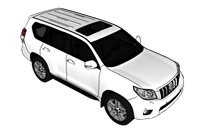 [交通]丰田霸道SUV汽车su模型