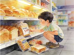 水彩画:面包为啥变贵了？