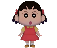 [人物]小新妹妹卡通角色手办su模型