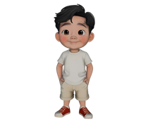 [人物]卡通小男孩su模型