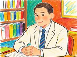 水彩画:他不是演员 却“演”了一辈子商人