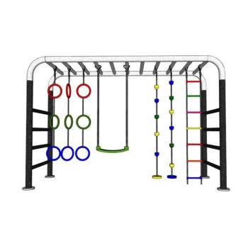多功能户外健身攀爬架su模型 SU模型下载