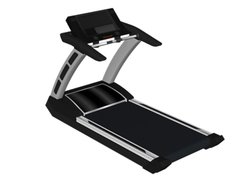 [体育]跑步机运动健身器材草图大师模型