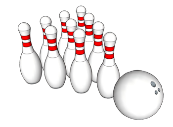 [体育]保龄球 SU组件库