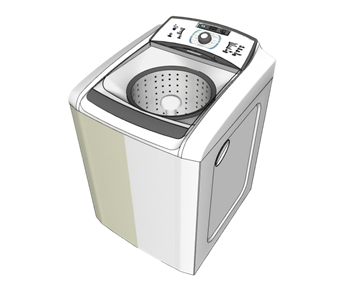 [家电]全自动波轮洗衣机 SU模型分享