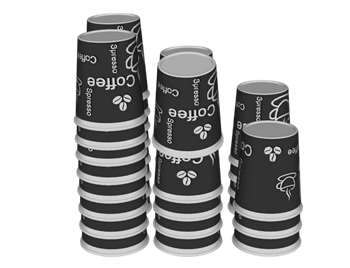 [装饰]一次性纸杯咖啡杯 SU模型网